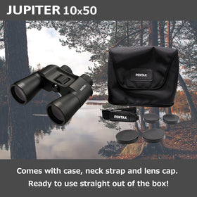 Pentax Jupiter 10x50 with multi-coating for a bright, glare-free field