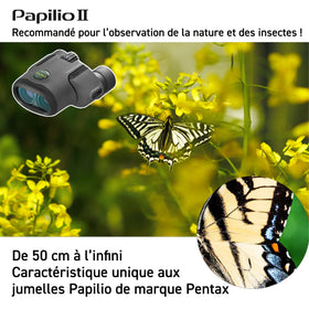 Pentax Papilio II 6.5x21 fully multi-coated optics for bright, true-to-life images