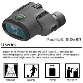 Pentax Papilio II compact design for easy handling on the go.