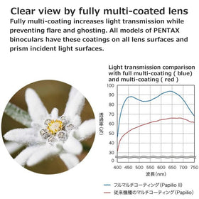 Pentax Papilio II twist-up eyecups fit glasses wearers comfortably.