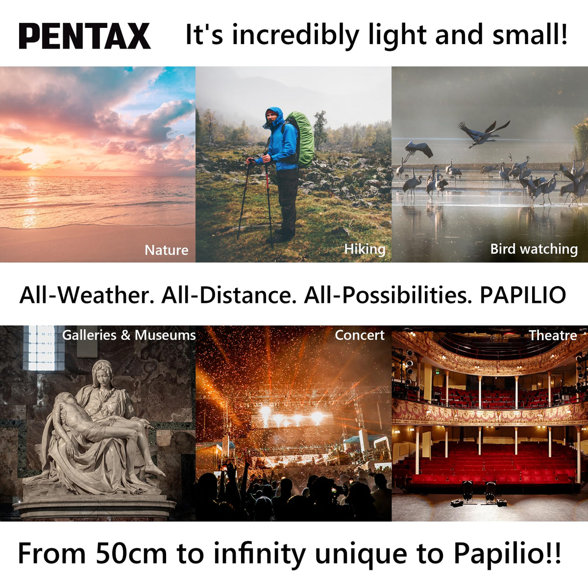 Pentax Papilio III WR anti-stain eyepieces stay cleaner during field use.