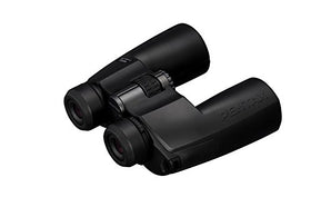 Pentax SP 10x50 WP binoculars side view emphasizes rugged body for outdoor adventures.