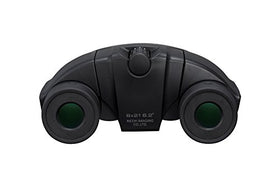 Pentax UP 8x21 binoculars with locked objective lenses for durability.