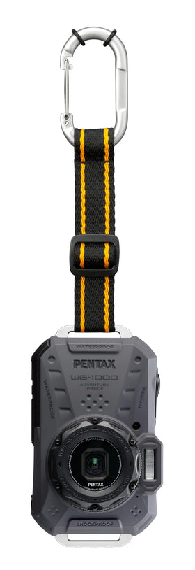 Pentax WG-1000 carabiner strap for hands-free portability