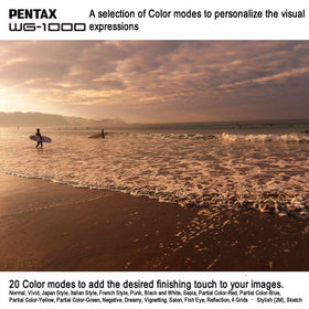 Pentax WG-1000 protector jacket shielding the camera body