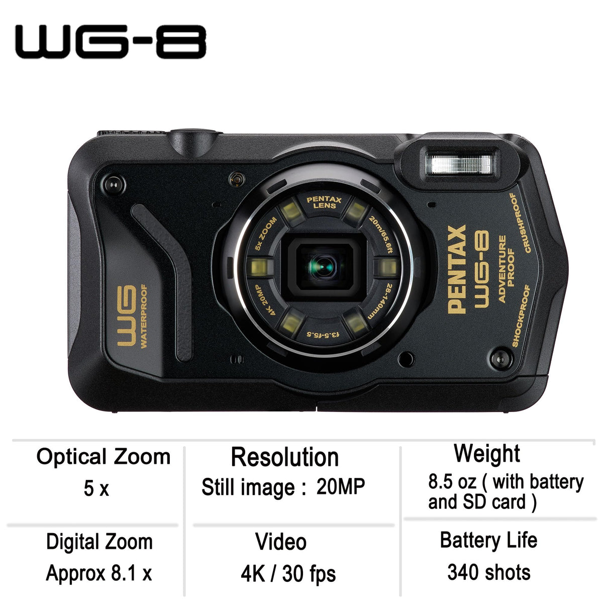 Pentax WG-8 digital microscope mode reveals tiny textures