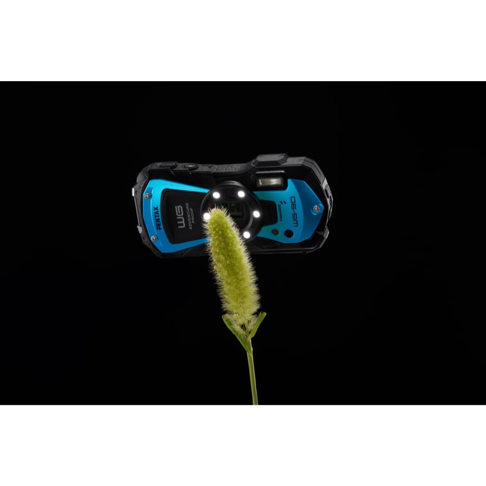 PENTAX WG-90 rugged body emphasizing shockproof design for tough shoots.