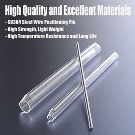 PerfecTech transparent polyolefin sleeve showing visible fiber alignment for easier inspection