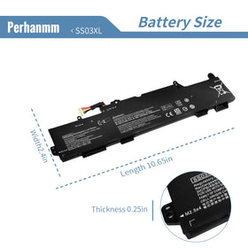 Perhanmm SS03XL battery inside-box with included installation tools