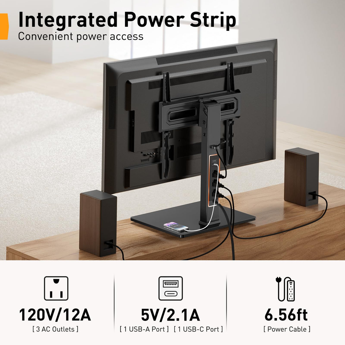 Perlegear column with cables routed neatly for tidy organization