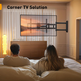 Perlegear supports up to 150 pounds for large TVs.