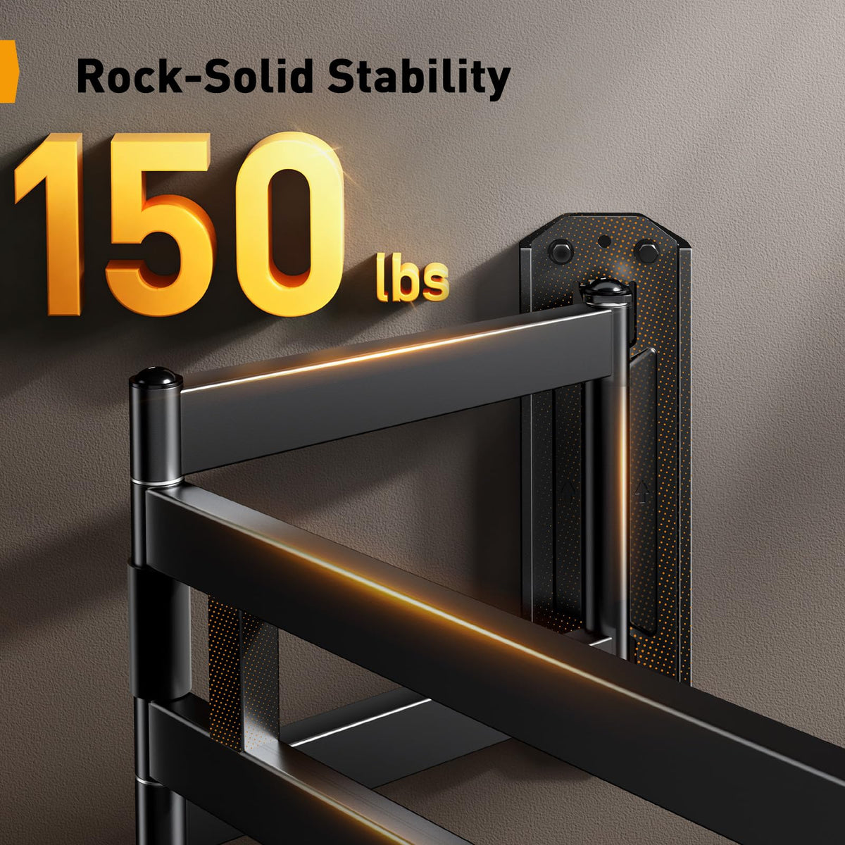 Perlegear tilt-adjustment feature demonstrates level screen after installation.