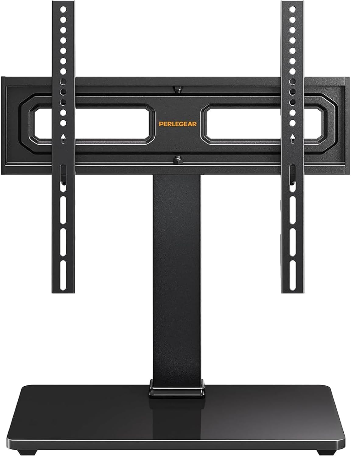 Perlegear front view tempered glass base showing stability benefit