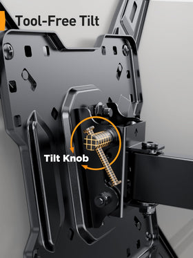 Perlegear fully extended mount showing maximum 17.3" reach for better viewing access