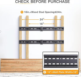 Perlegear heavy-duty steel construction ensures durable wall mounting