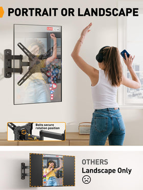 Perlegear heavy-duty wall plate supports sturdy TV setups.