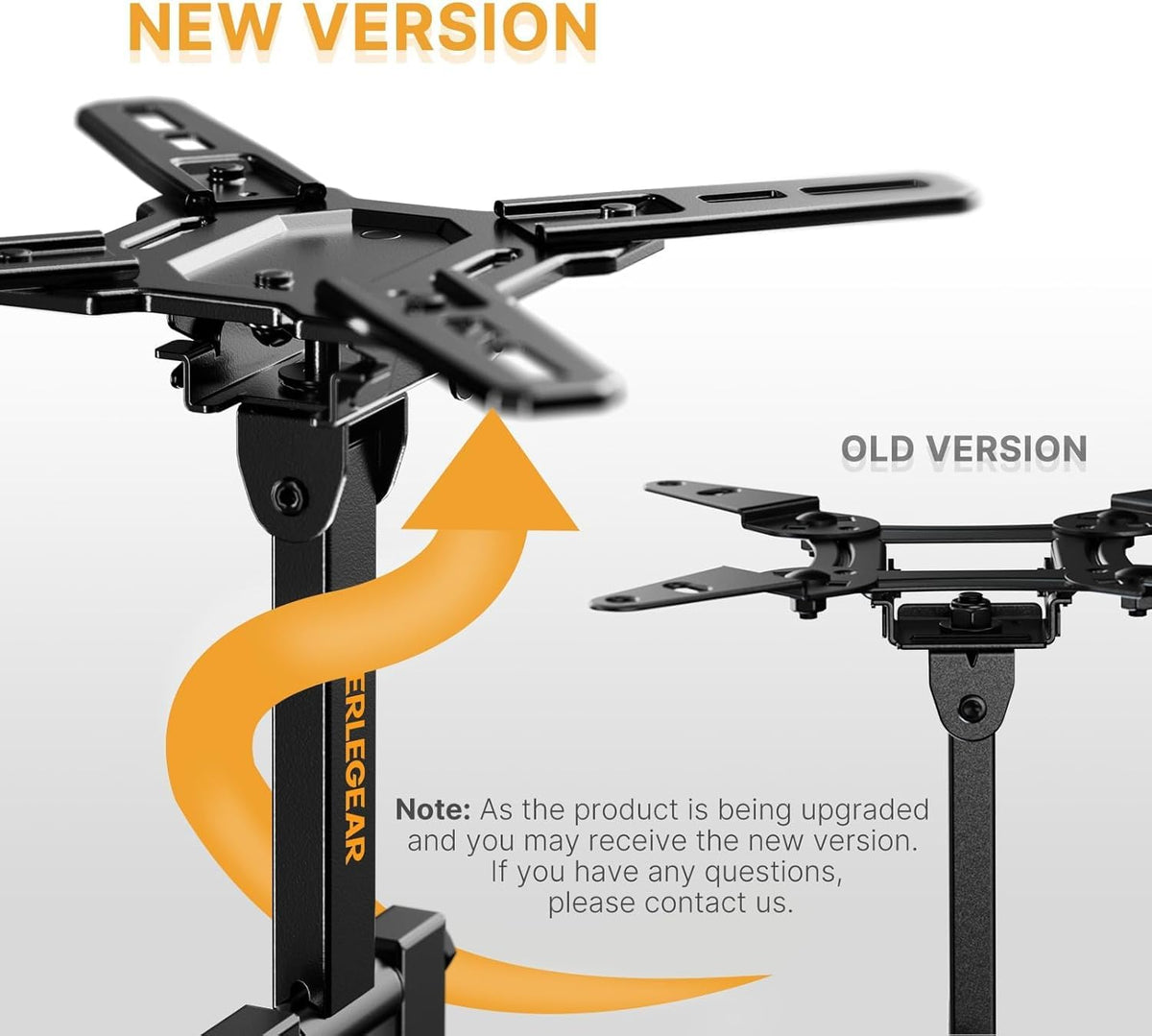 Perlegear clear hardware and guide simplify mounting on wood or concrete walls.