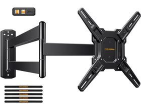 Perlegear long-arm TV wall mount extended reach for flexible viewing angles.