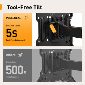 Perlegear low-profile retract to 2-83 inch for clean looks.