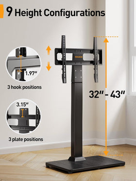 Perlegear mount attachment detail showing VESA bracket fit and easy install