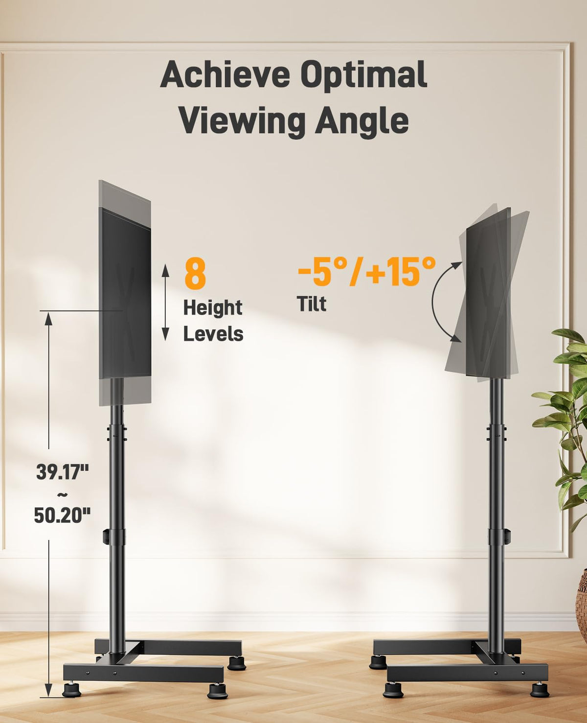 Perlegear PGFS12 demonstrating tilt and 180° rotation for flexible viewing