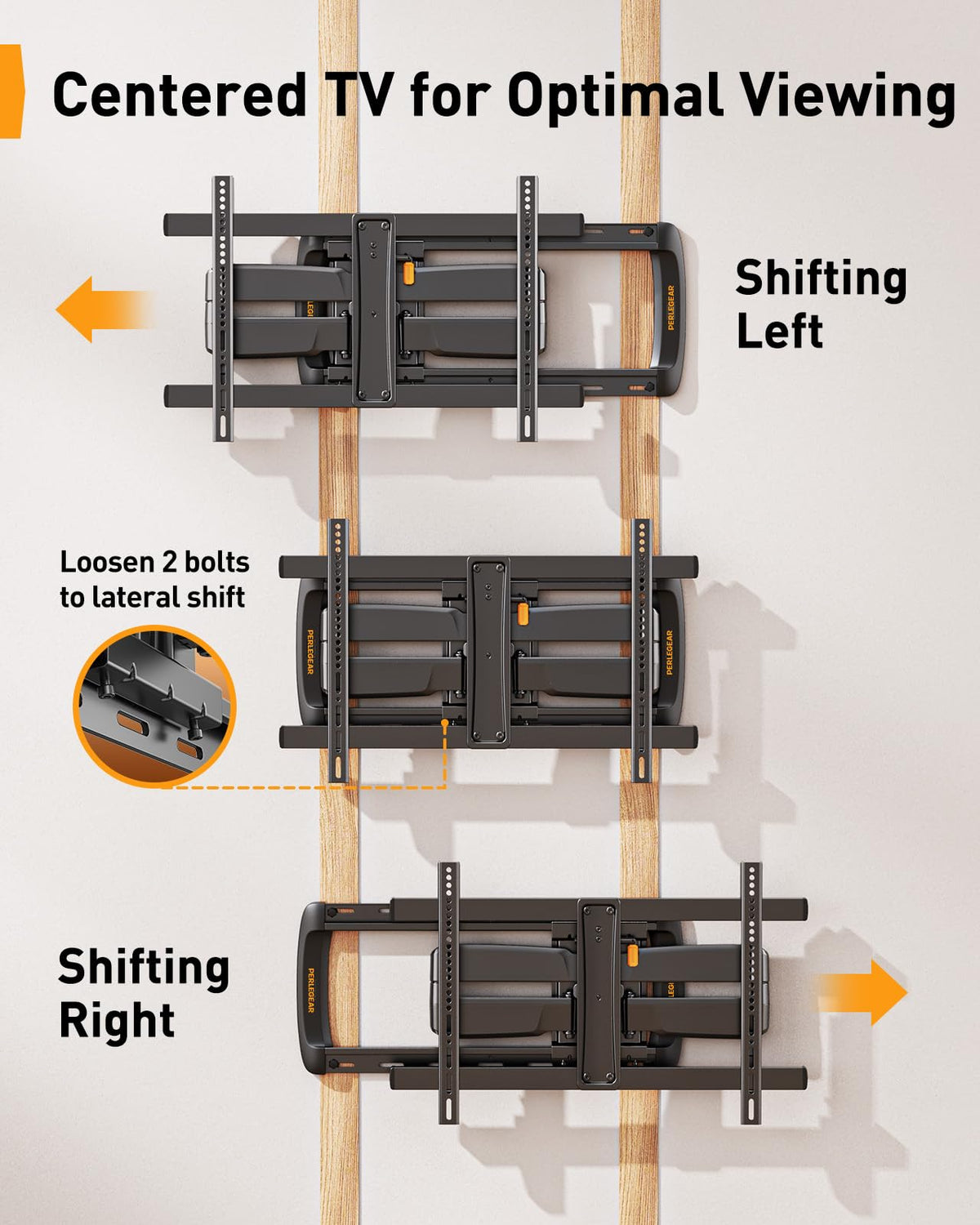 Rock-solid steel construction supports up to 150 pounds for confident placement.