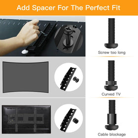 Perlegear PGUHP2 washers ensure secure, clean spacing for a stable mount.