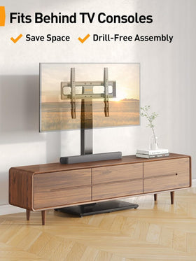 Perlegear scale comparison with TV sizes illustrating compatibility up to 70 inches
