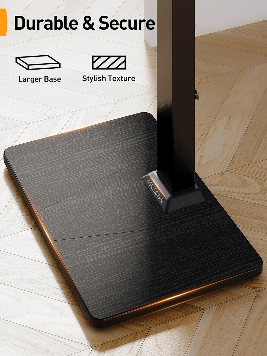 Perlegear side profile demonstrating swivel capability for improved viewing angles