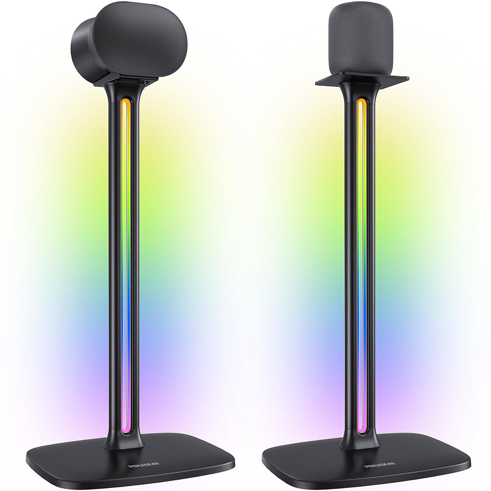 Perlegear Sonicbeam dual-tray supports Era 300 and other speakers for secure placement.