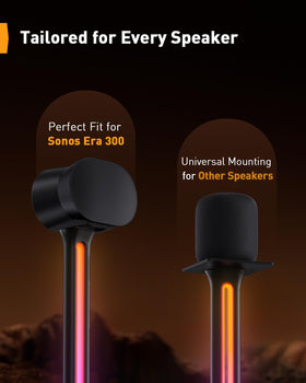 Perlegear Sonicbeam RGB lighting creates mood with customizable colors and effects.