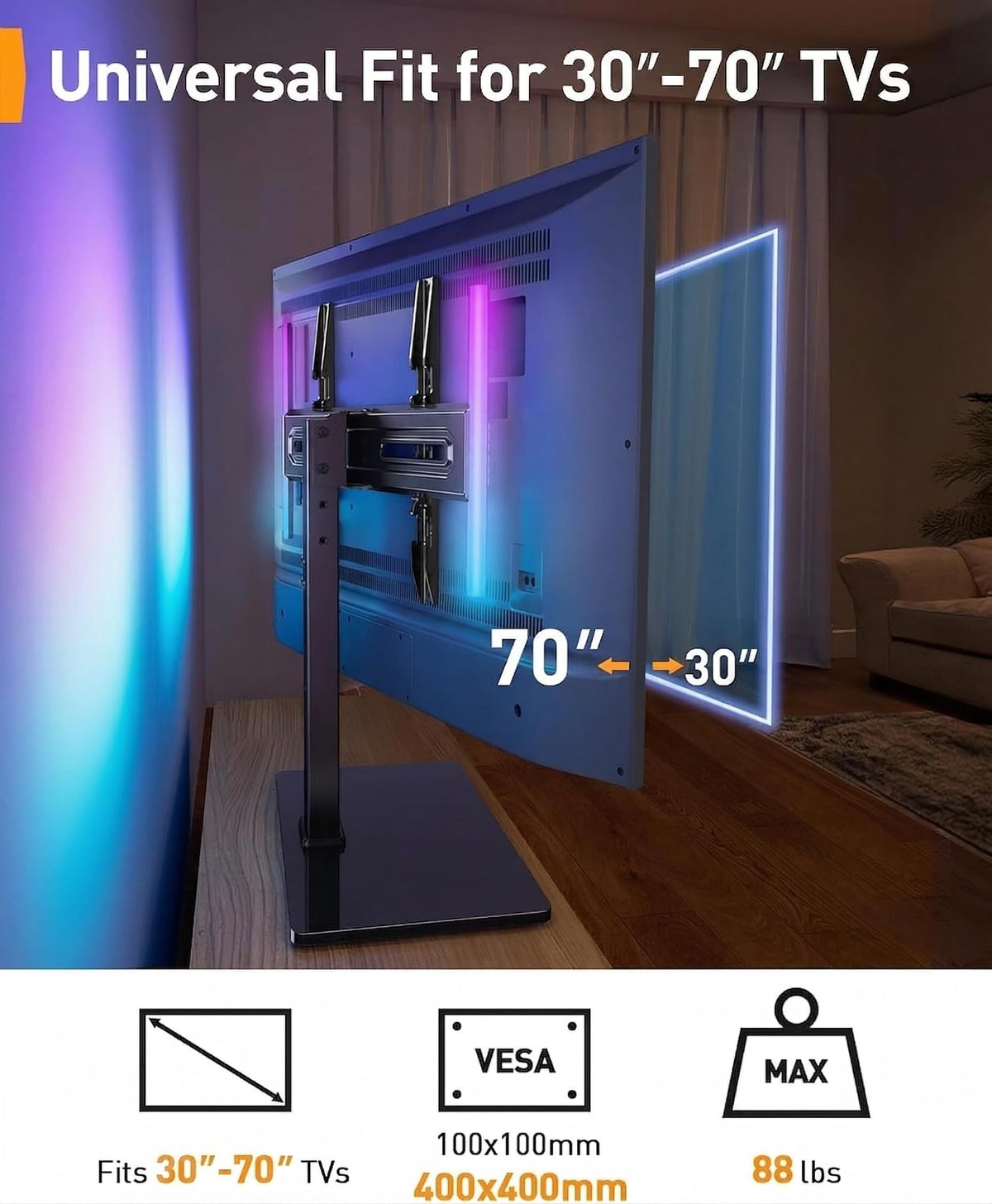 Perlegear tempered glass base provides a premium, durable platform for media gear.
