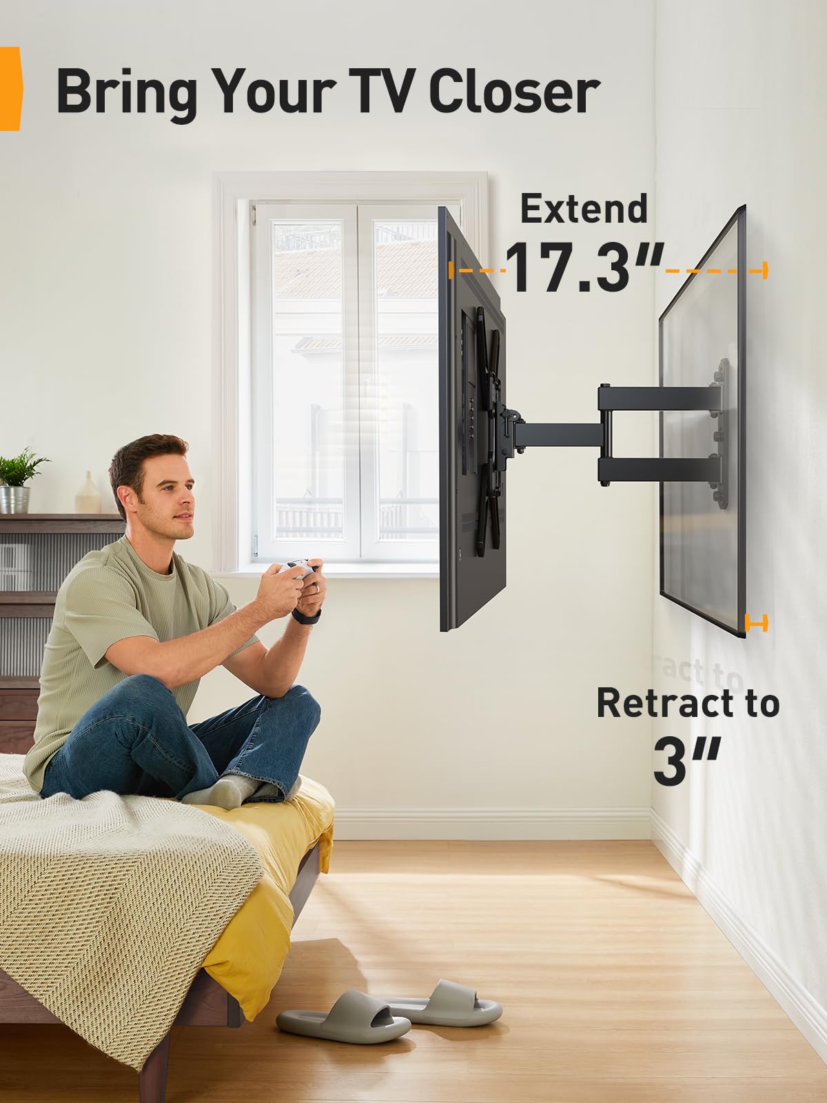 Perlegear demonstration of tool-free tilt adjustment enabling quick glare reduction