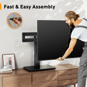 Perlegear TV mounted in living room creating clean media setup