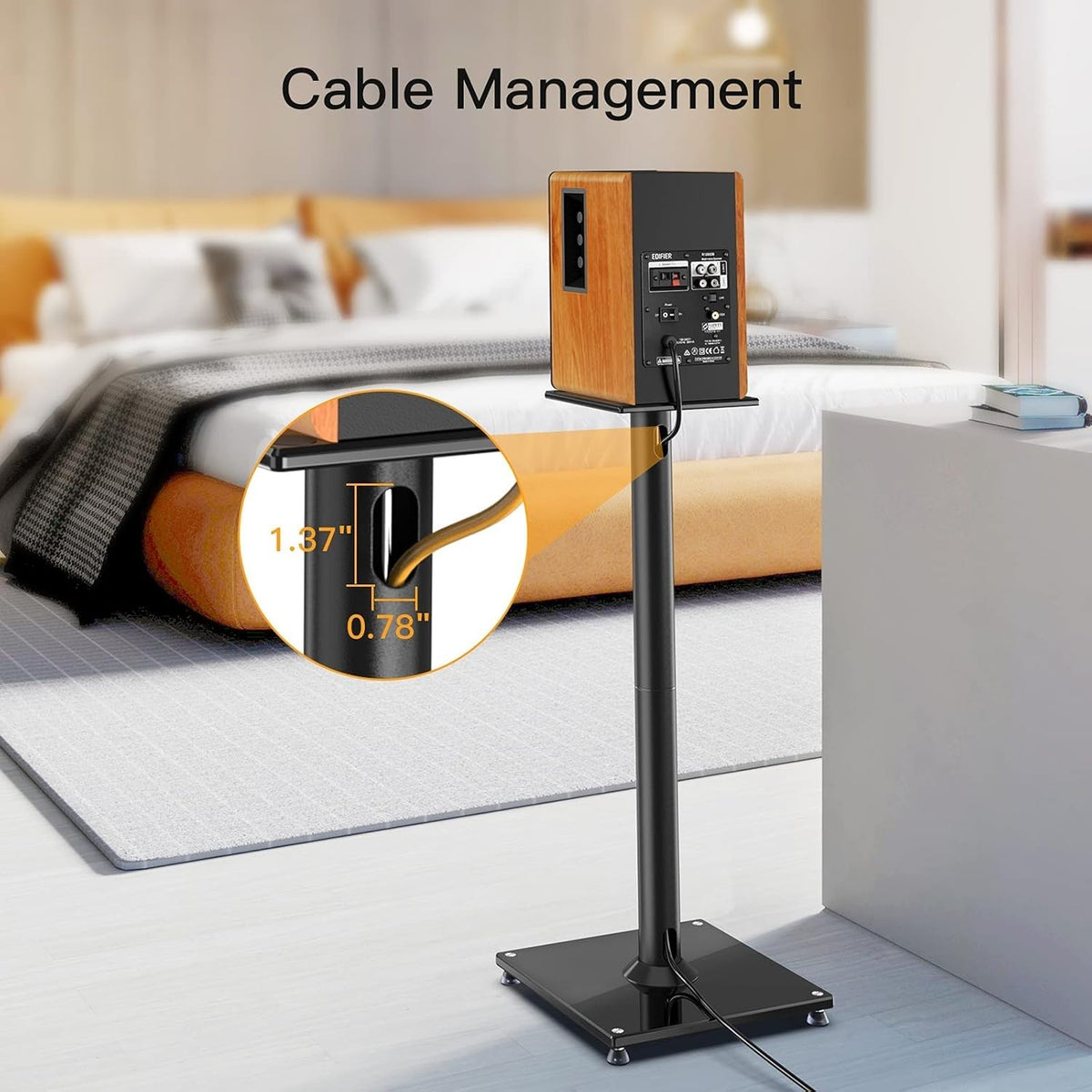 Perlegear anti-slip base helps prevent movement on carpeted surfaces