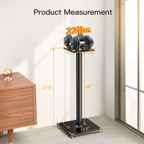 Perlegear rubber feet absorb vibrations on hard floors for steadier placement