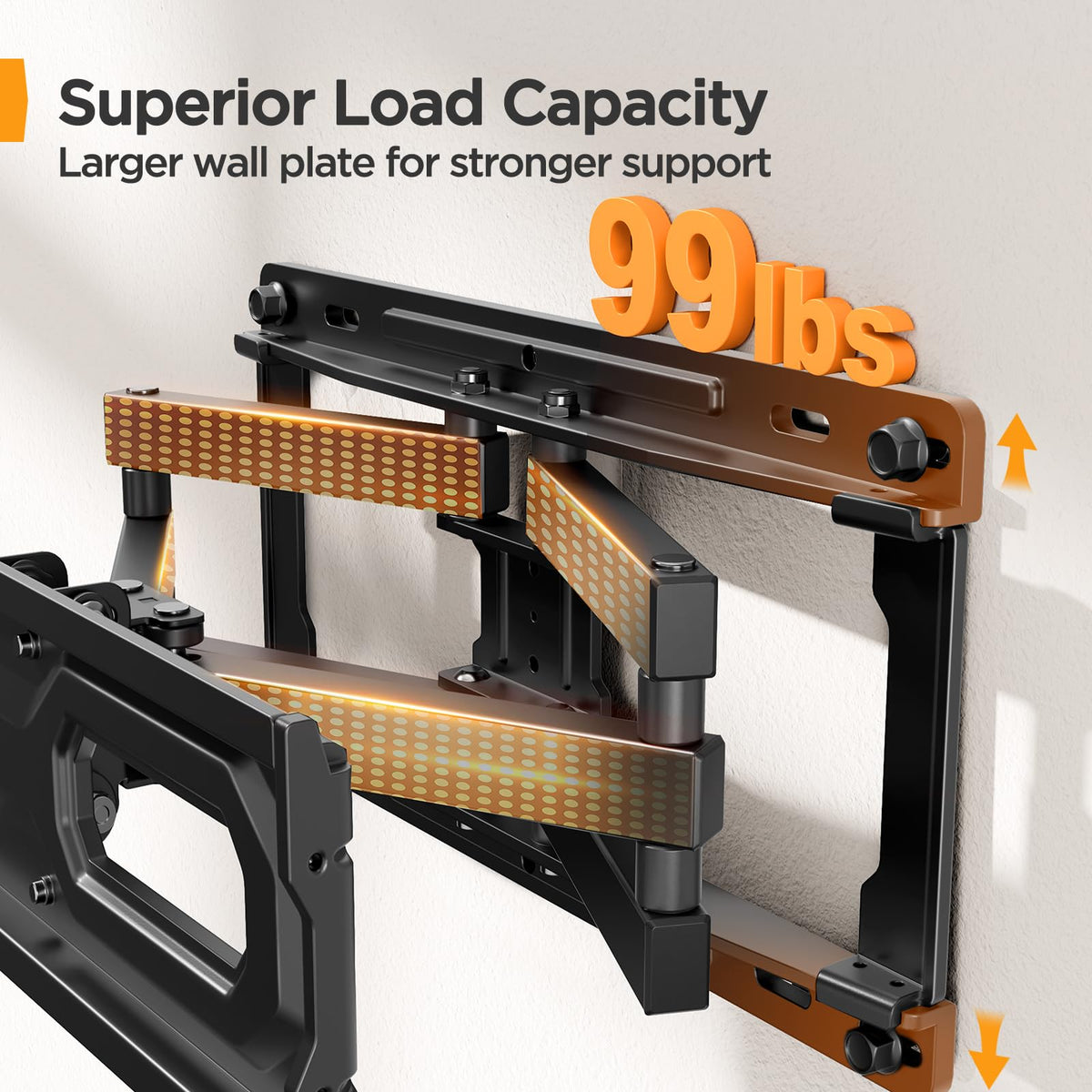 Perlegear VESA support up to 400x400 for wide compatibility