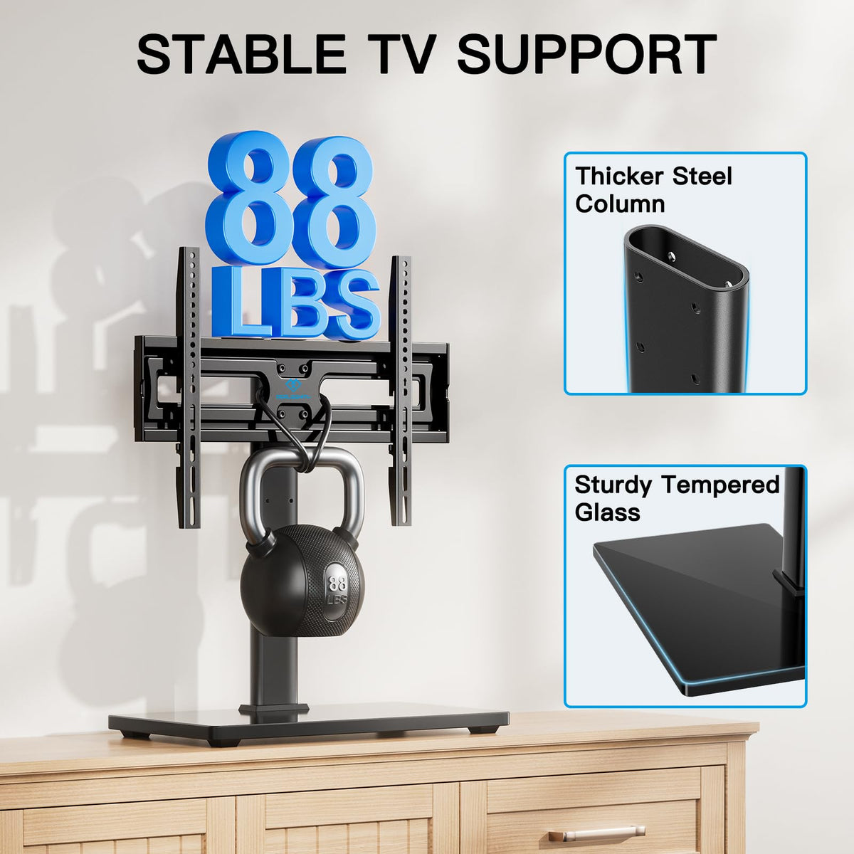 PERLESMITH rear cable management clips keeping cords organized neatly