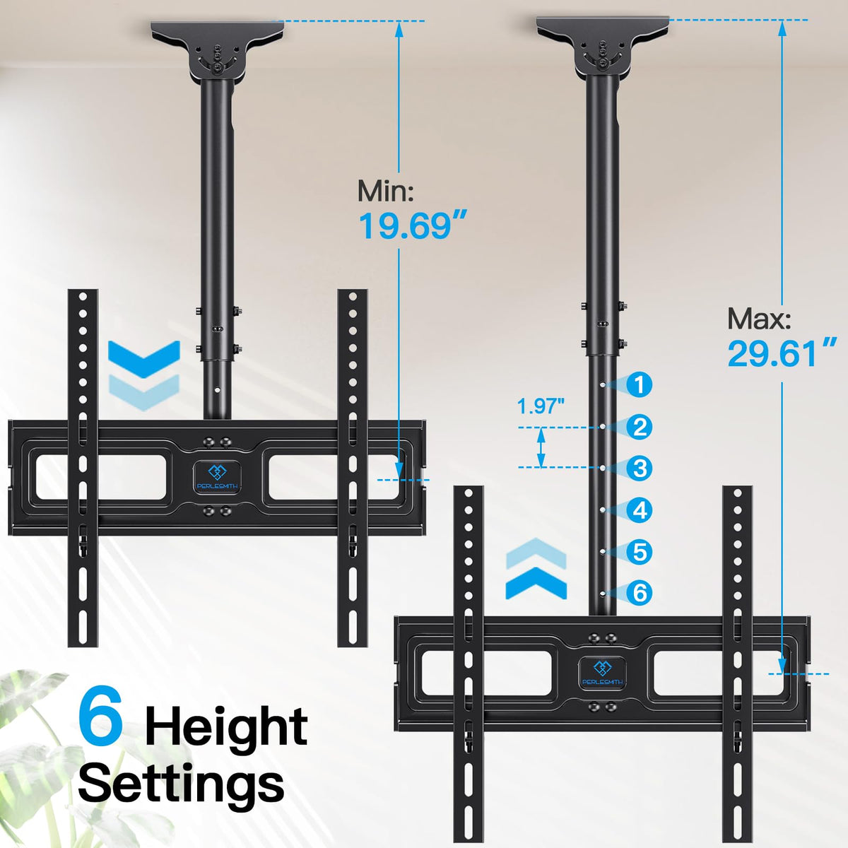 PERLESMITH underside of mounting plate showing anchor points for solid installation
