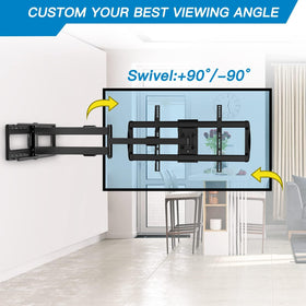 PERLESMITH corner mount design saves space and keeps your setup clean.