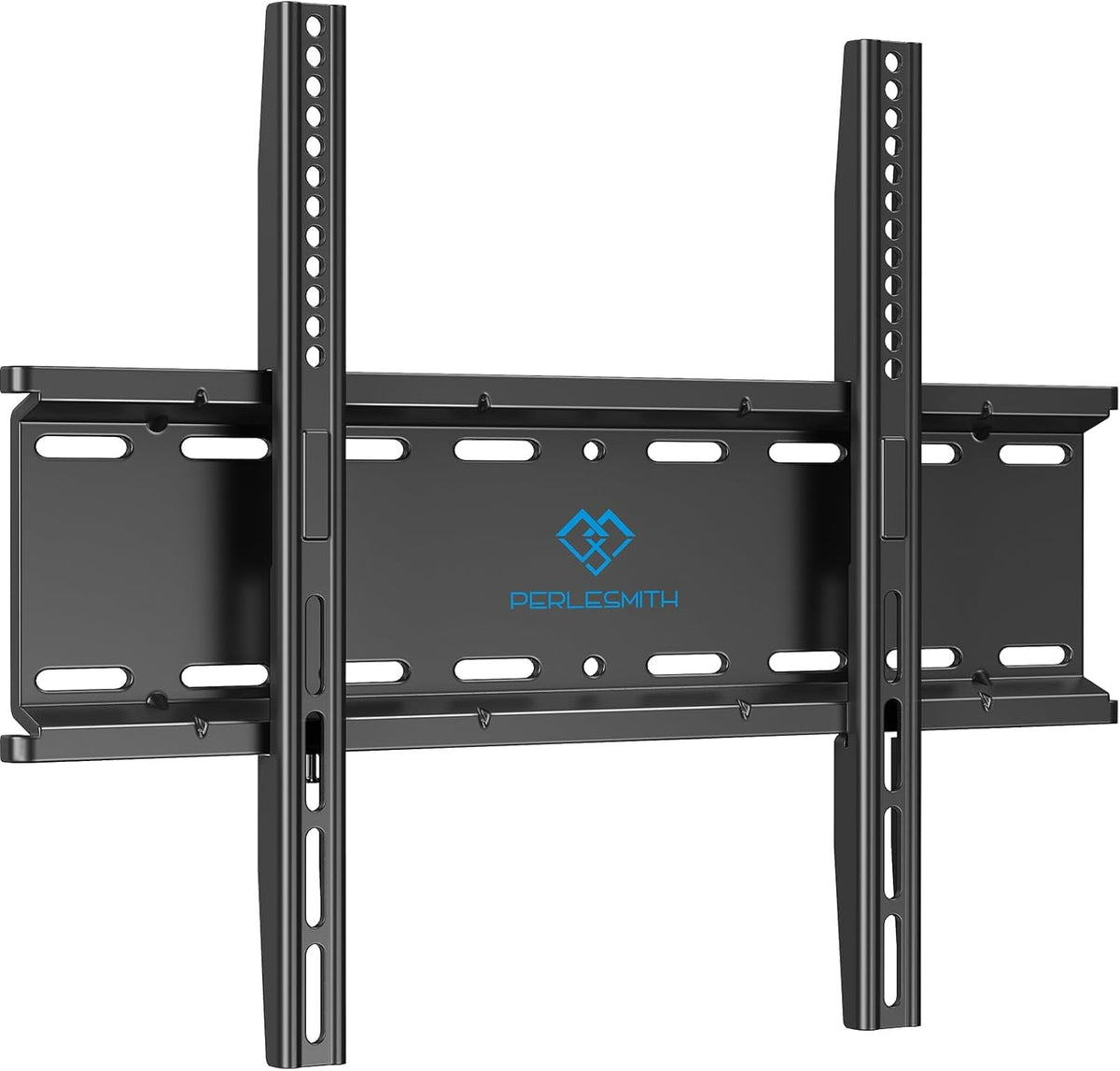 PERLESMITH fixed TV wall mount bracket with ultra low-profile setup.