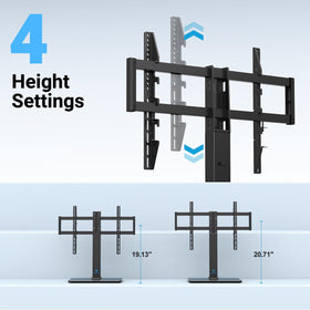 PERLESMITH heavy-duty steel frame provides durable, tipping-resistant support