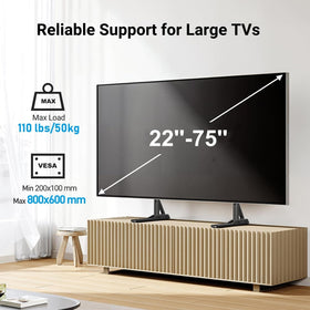 PERLESMITH height-adjustable stand demonstrates easy viewing height customization.