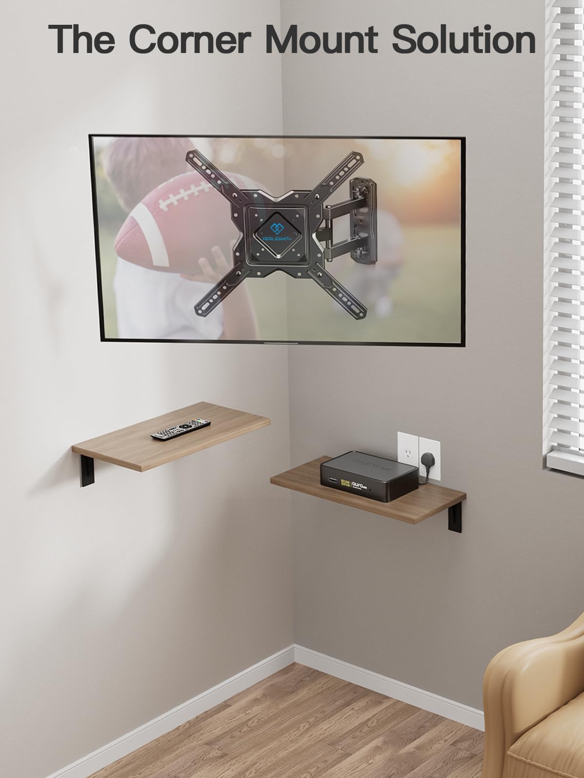 PERLESMITH security screws add mounting security