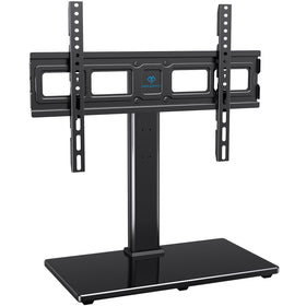 PERLESMITH swivel universal TV stand base with adjustable height for 32-86 inch TVs