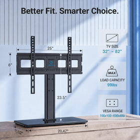 Tempered glass base adds a premium feel with solid stability.