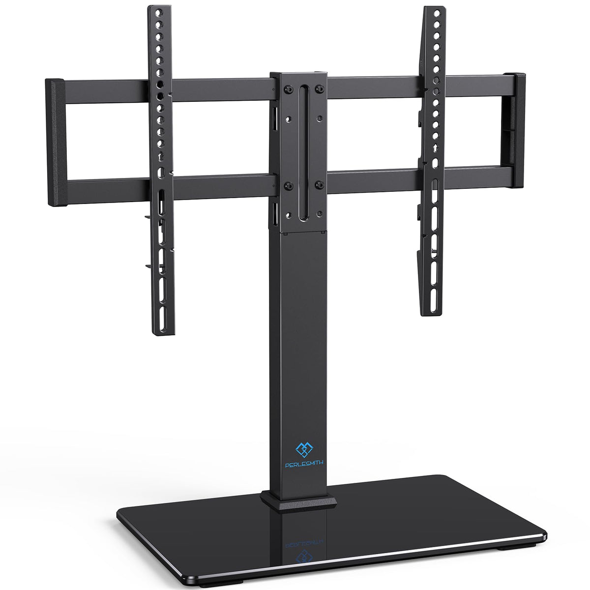 PERLESMITH universal swivel TV stand base supporting 32-75 inch TVs with stability