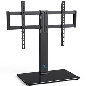 PERLESMITH universal swivel TV stand base supporting 32-75 inch TVs with stability