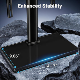 PERLESMITH bracket close-up showing VESA compatibility and secure mounting