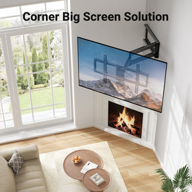 PERLESMITH VESA 600x400 compatibility supports many TV sizes
